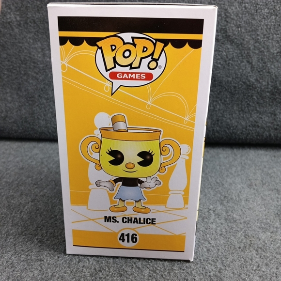 Funko Pop Cuphead Ms. Chalice Vinyl Figure - Picture 5 of 7